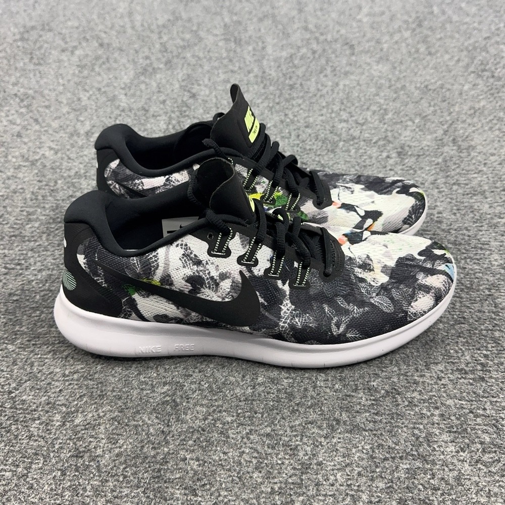 Nike Free RN Shoes Mens Size 11 Multicolor Floral Running Sneakers 883294-001